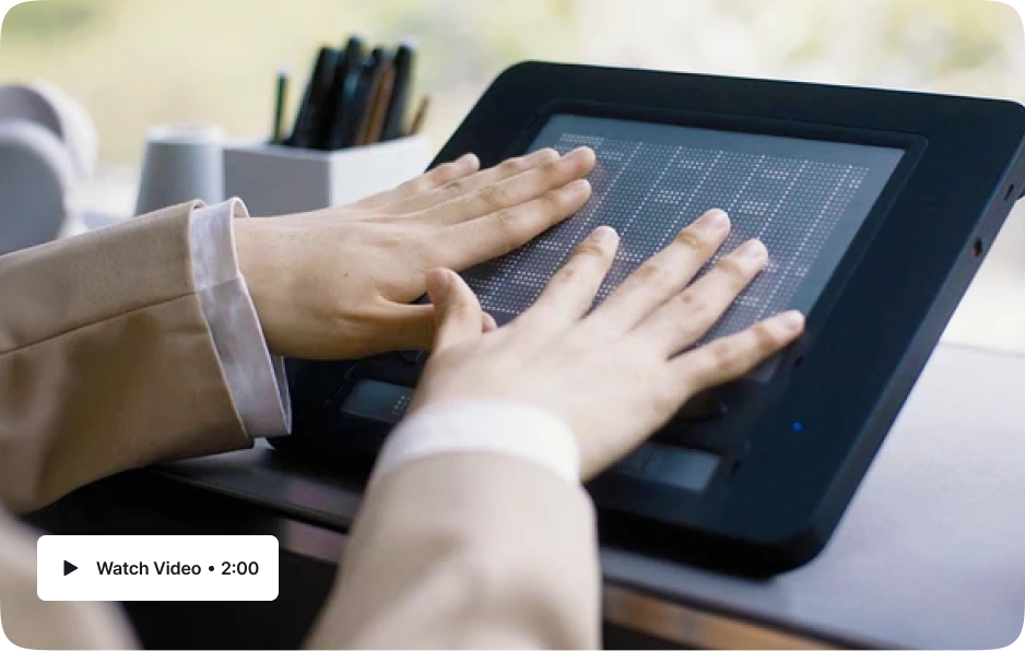 Dot Pad 사용 예시 영상 미리보기